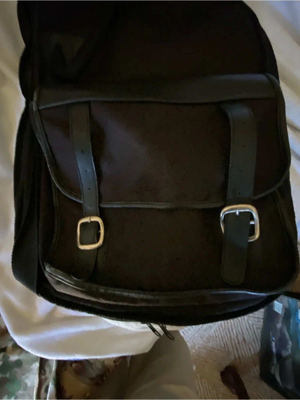 Classic Black Men’s Guitar Bag with Front Pocket
